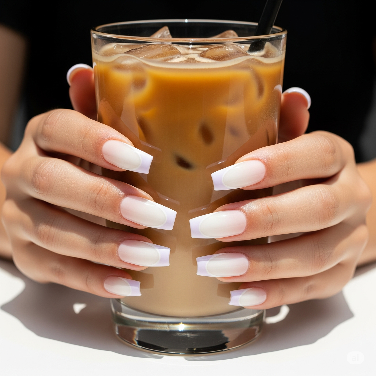 [Imagen de uñas acrílicas]